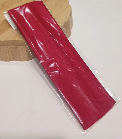 Monalisa Home Kırmızı Lüks Sportif Elastik Saç Bandana