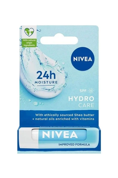 Nivea Hydro Care Dudak Bakım Kremi 4.8 gr