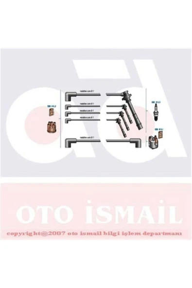 Doduco 7893 Bujı Kablosu Corolla Ae92 88>92 1.6