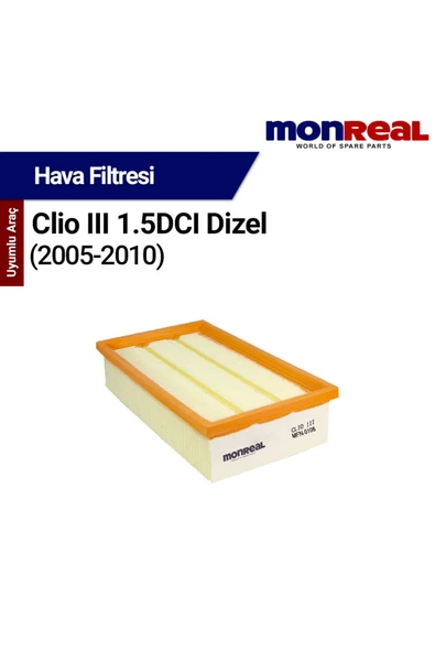 Monreal A Clio III 1.5 DCI (2005-2010) Filtresi (Hv) - ürün görseli 1