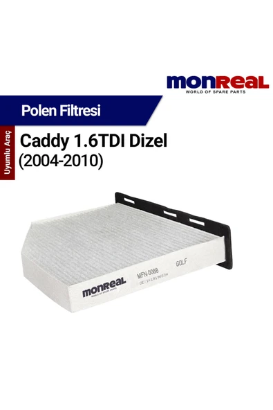 Monreal P Caddy 1.9 TDI Dizel (2004-2010) Filtresi (olen) - ürün görseli 1