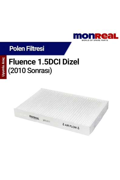 Monreal P Fluence 1.5DCI Dizel 2010 ve Sonrası Filtresi (olen) - ürün görseli 1