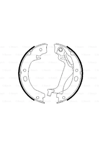 Bosch 0986487713 Bos- Ön El Fren Balatası 172×22mm Corolla 200... ürün görseli 1