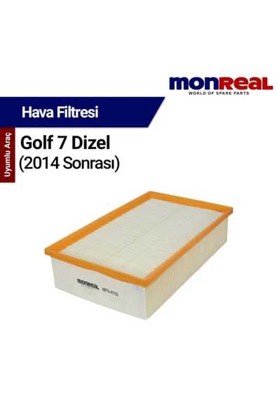 Monreal A Golf 7 Dizel (2014 Sonrsı) Filtresi (Hv) - ürün görseli 1