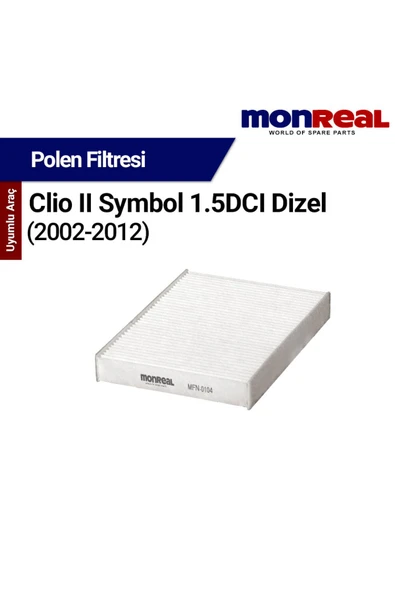 Monreal P Clio II Symbol 1.5 DCI (2002-2012) Filtresi (olen) - - 1