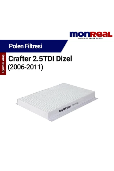 Monreal P Crafter 2.5 TDI Dizel (2006-2011) Filtresi (olen) - - 1