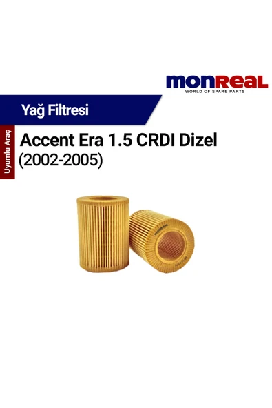Monreal O Accent Era 1.5 CRDI 2002-2005 Filtresi (Yağ) - ürün görseli 1