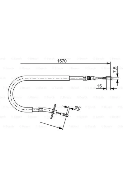 Bosch 1987477860 Fren Teli. 1570 Mmbos- ürün görseli 1