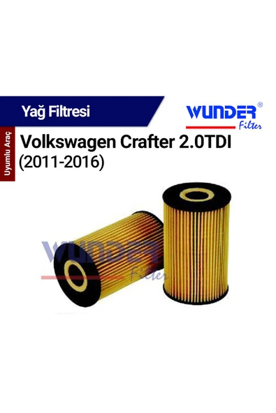 WUNDER O Crafter 2.0 TDI 2011-2016 Filtresi (Yağ) - ürün görseli 1