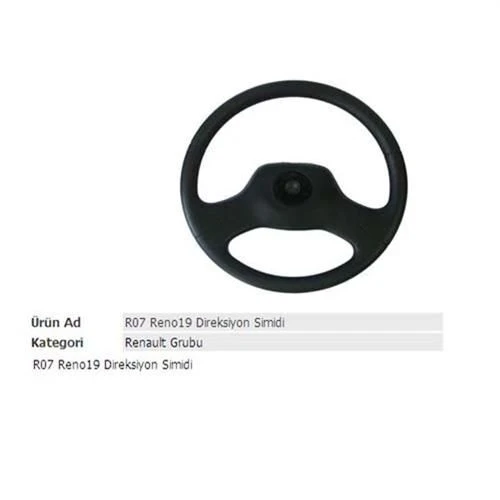 Ekol 0075 Direksiyon Simidi Renault 19 Kapaksız 00019