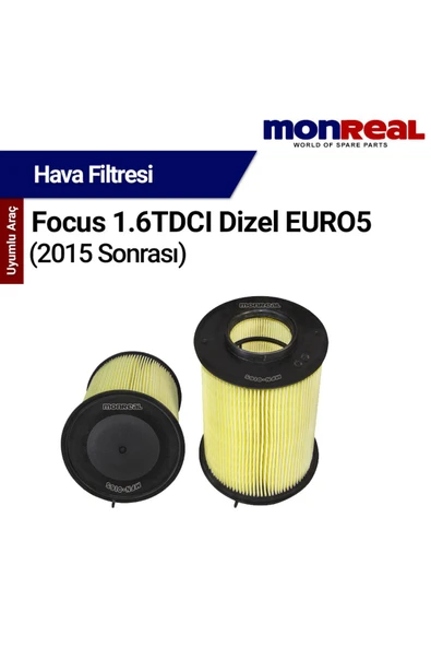 Monreal A Focus 1.6TDCI Dizel EURO5 2015 Sonrsı Filtresi (Hv)- ürün görseli 1