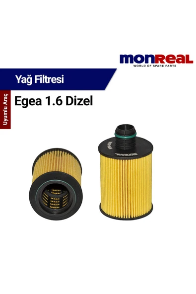 Monreal O Egea 1.6 Dizel Filtresi (Yağ) -