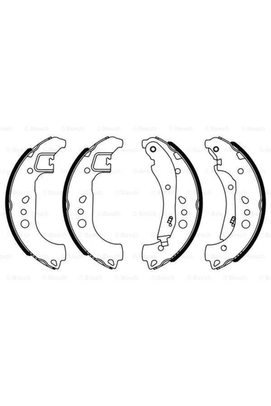 Bosch 0986487959 Pabuç Balata Ve Fren Kampanası A1 Sportback-arona-ıbiza-kamiq-polo-scala-t-crossbos- 2q069 ürün görseli 1