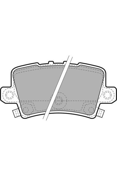 Delphi LP1971 Delphı Dlp- Arka Fren Balatası Cıvıc Ix 2012 - Cıvıc V... ürün görseli 1