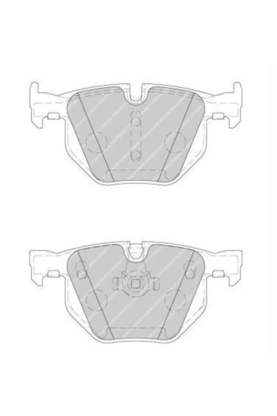 Ferodo FDB1748 FREN BALATASI ARKA BMW 5 E60 04> GDB1727 ürün görseli 1