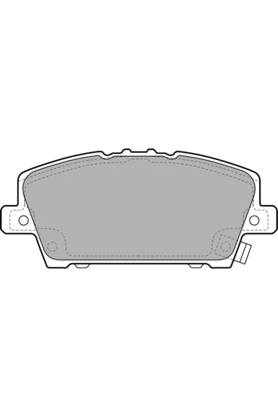 Delphi LP1970 Delphı Dlp- Ön Fren Balatası Cıvıc Vııı 2005 - 2012 ürün görseli 1
