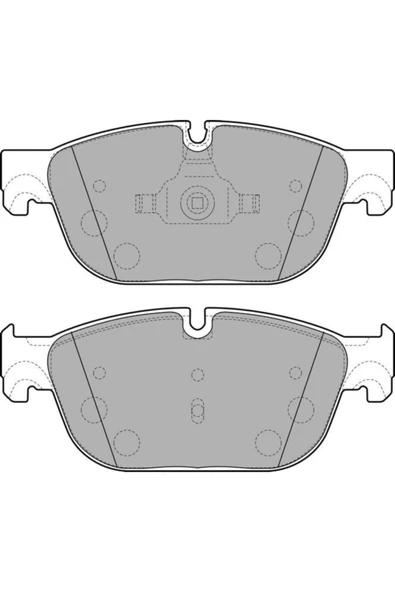 Delphi LP2198 Fren Balatası Ön Cıtroen C5. C6 - Peugeot 407 06-04 Delphı Lp2198 ürün görseli 1