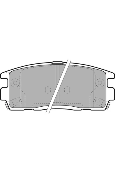 Delphi LP1988 Arka Fren Balatası Antara Captıva ürün görseli 1