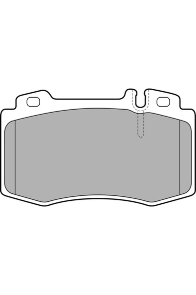 Delphi LP1828 Fren Balatası Ön C 200 C30. C32. C55. Clk320 ürün görseli 1