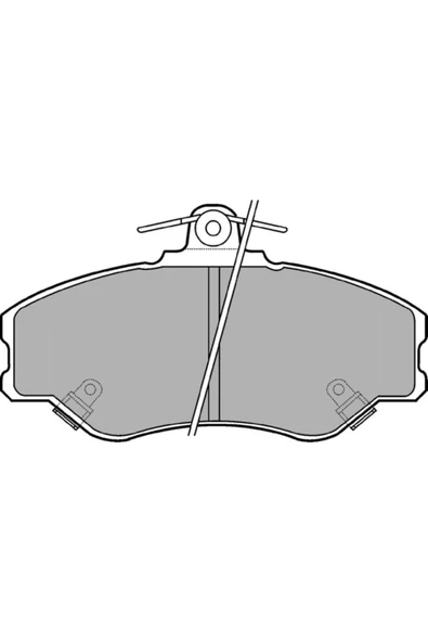 Delphi LP1599 Delphı Dlp- Ön Fren Balatası H-100 Kamyonet 1993 - 2004... ürün görseli 1