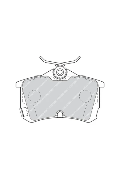 Ferodo FDB1506 Fdb1506 Arka Fren Balatası Honda Accord Vıı 98-02 ürün görseli 1