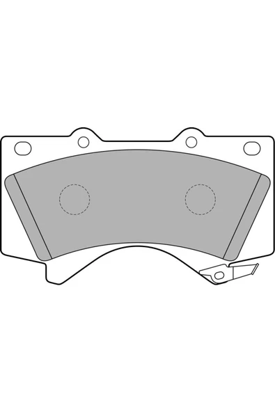 Delphi LP2134 Fren Balatası Ön Toyota Landcruıser 01-08 Delphı Lp2134 ürün görseli 1