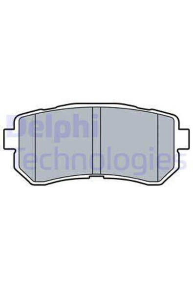 Delphi LP3521 Delphı Dlp- Arka Fren Balatası Accent Iıı Era 2005 - 20... ürün görseli 1