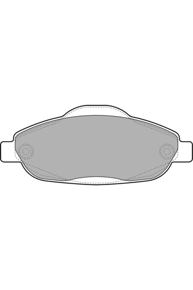 Delphi LP2070 Delphı Dlp- Ön Fren Balatası 3008 2009 - 2015 308 2007 ... ürün görseli 1