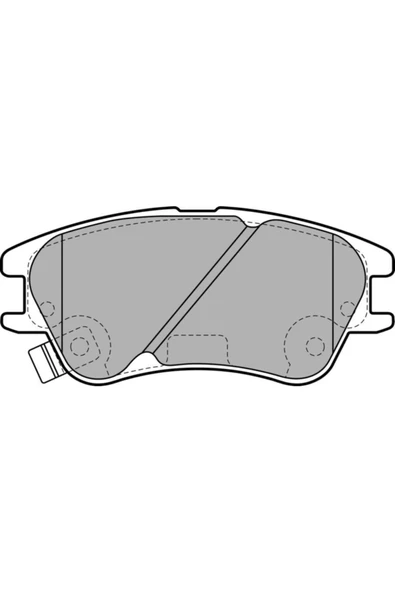 Delphi LP2062 Delphı Dlp- Ön Fren Balatası Atos 1998 - 2005 Atos 2005... ürün görseli 1