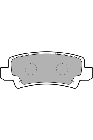 Delphi LP1864 Fren Balatası Arka Corolla 03-07 Vvtı ürün görseli 1