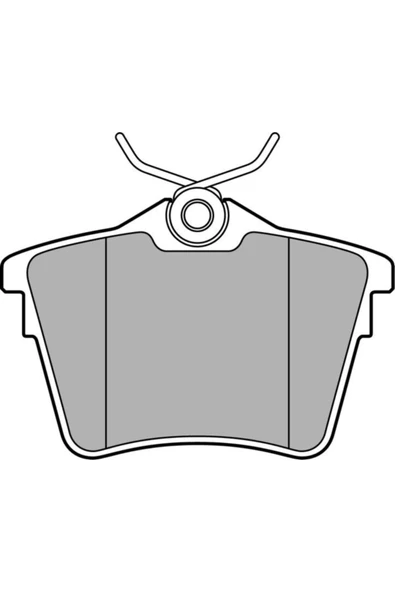 Delphi LP1892 Delphı Dlp- Arka Fren Balatası 407 2004 - 607 2000 - ... ürün görseli 1