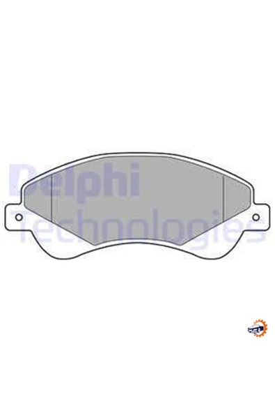 Delphi LP1953 Fren Balatası Ön Fort Transit. Transit Tourneo 07-06 Delphı Lp1953 ürün görseli 1