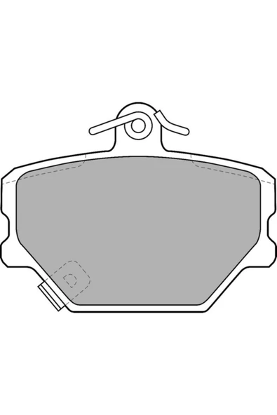 Delphi LP1465 Delphı Dlp- Ön Fren Balatası Cabrıo 2000 - 2004 Cıty-co... ürün görseli 1