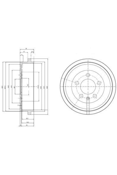 Delphi BF463 Fren Kampanası Polo V 09- Polo Iv 01- Fox 05- / A2 00- / Cordoba 02- Ibıza Iv 01- Ibıza V 08- / Fab ürün görseli 1