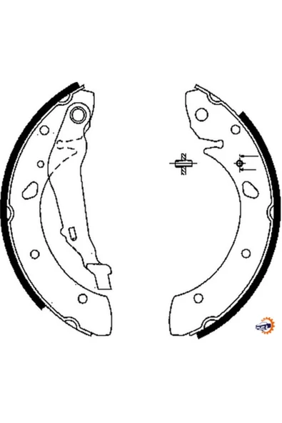 Delphi LS1843 Fren Pabucu Arka Toyota Avensıs 10-97 03-03 Delphı Ls1843 ürün görseli 1