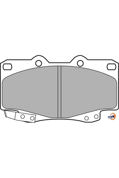 Delphi LP2242 Fren Balatası Ön Toyota Hılux 08-01 Delphı Lp2242 ürün görseli 1