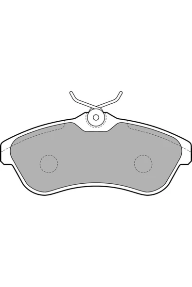 Delphi LP1715 Delphı Dlp- Ön Fren Balatası C2 2003 - C3 I 2002 - 200... ürün görseli 1