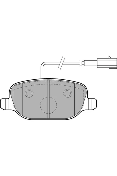 Delphi LP2223 Fren Balatası Arka Gıulıetta 10 ürün görseli 1