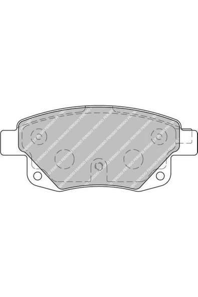 Ferodo FVR1930 Arka Fren Balatası Fıslı Transıt V347 2.2tdcı/2.3 16v/2.4tdcı 07/06- Fvr1930 ürün görseli 1