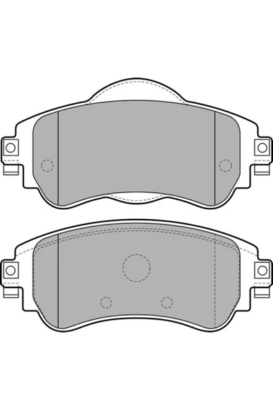 Delphi LP2228 Delphı Dlp- Ön Fren Balatası C4 Iı 2009 - Ds4 2011 - 2015 ürün görseli 1