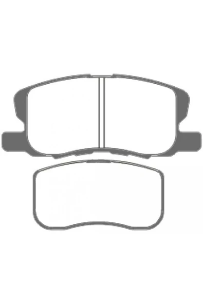 Mga 55589  Fren Balatası Ön Asx Kıbrıs Tipi Colt Kıbrıs Tipi Kıbrıs Tıpı Uyumlu ürün görseli 1