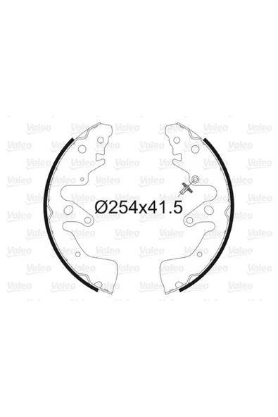 Valeo 564107 Pabuçlu Fren Balatası Suzukı Grand Vıtara 3-2006 ürün görseli 1