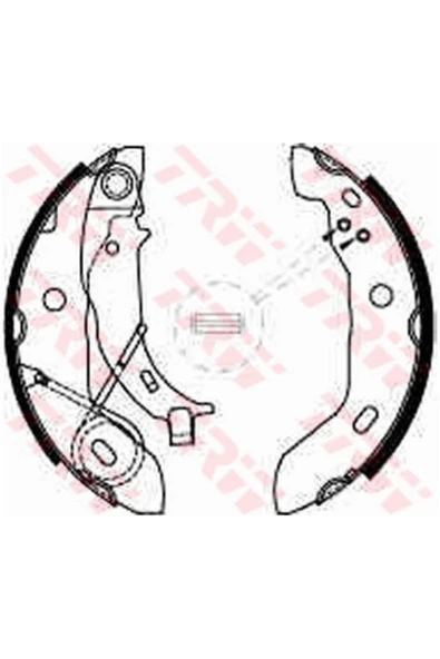 Fren Balatası Arka Park Frenı Mercedes A-class W168 97 04 ürün görseli 1