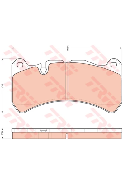 FREN BALATASI ON MERCEDES C209 A209 R171 ürün görseli 1