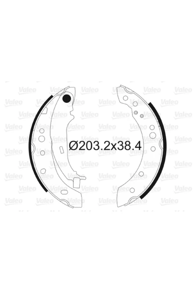Valeo 564097 Pabuçlu Fren Balatası Mitsubishi Colt Vi Vıi 1.1. 1.3. 1.5 Di D 04 ürün görseli 1