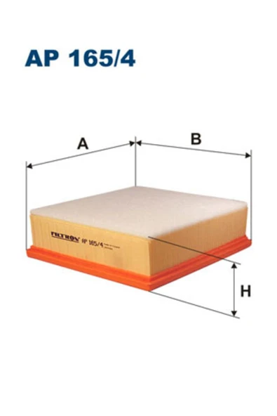 FTR AP165/4 Hava Filtresi Volvo S40 2.4 T5 04-13 S60 2.5t T5 12-18 S80 2.5t 06-16 C30 V40 V60 V70 Xc60 T5 Smax 2 ürün görseli