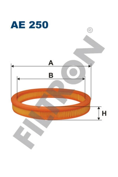 FTR AE250 Hava Filtresi Ford Escort V 1.6 90hp 07/90-08/92 - Uyumlu ürün görseli 1