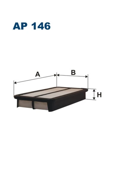 FTR AP146 Hava Filtresi Avensıs 2.0 D 99-03 Camry 2.5 V6 88-91 Carına Iı 2.0 D 88-92 Fıltron Ap146 ürün görseli 1