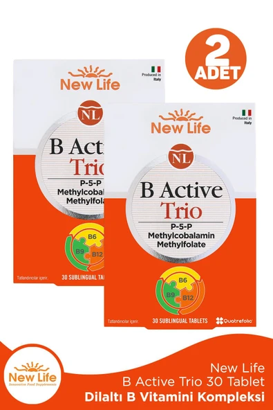 New Life B Active Trio 30 Tablet 2 Adet ürün görseli 1
