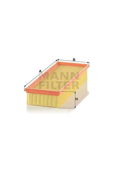 Mann C37132 ( ) Hava Filtresi Polo Clasıc 00>polo Iıı-caddy Iı-cordoba (99-02) Ibıza Iıı 1.9tdı-sdı ürün görseli 1